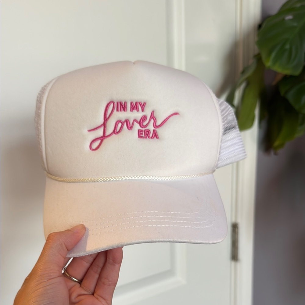White and Pink 'In My Lover Era' Cap